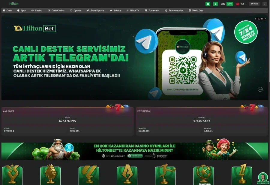 Hiltonbet ekran görüntüsü